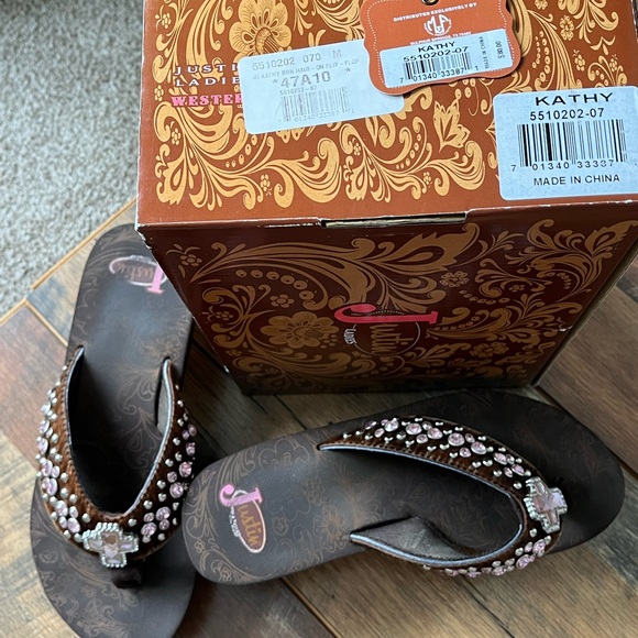 Justin wedge flip flops - Picture 9 of 9